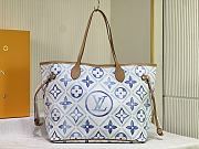 Bagsaaa Louis Vuitton M11263 Neverfull MM Lagoon Blue - 31 x 28 x 14 cm - 1