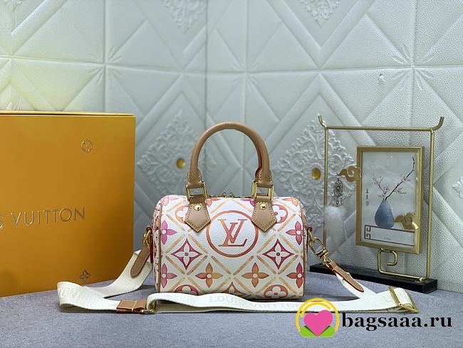 Bagsaaa Louis Vuitton M11209 Speedy Bandoulière 20 Bag Coral - 20.5 x 13.5 x 12 cm - 1