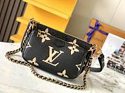 Bagsaaa Louis Vuitton M45777 Multi Pochette Accessoires Bag Black/Cream - 25 x 14.5 x 4.5 cm - 1