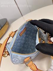 Bagsaaa Louis Vuitton M11212 Nano Speedy Bag Sky Blue - 16 x 10 x 7.5 cm - 4