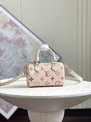 Bagsaaa Louis Vuitton M83452 Nano Speedy Bag Sunrise Aquarelle - 16 x 10 x 7.5 cm - 1