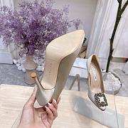 Bagsaaa Manolo Blahnik Hangisi Beige Heels - 5