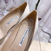 Bagsaaa Manolo Blahnik Hangisi Beige Heels - 4