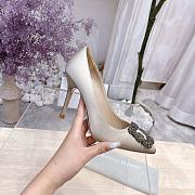 Bagsaaa Manolo Blahnik Hangisi Beige Heels - 3