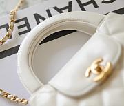 Bagsaaa Chanel Kelly Mini Shopping Bag AS4416 White - 19x13x7 cm - 3