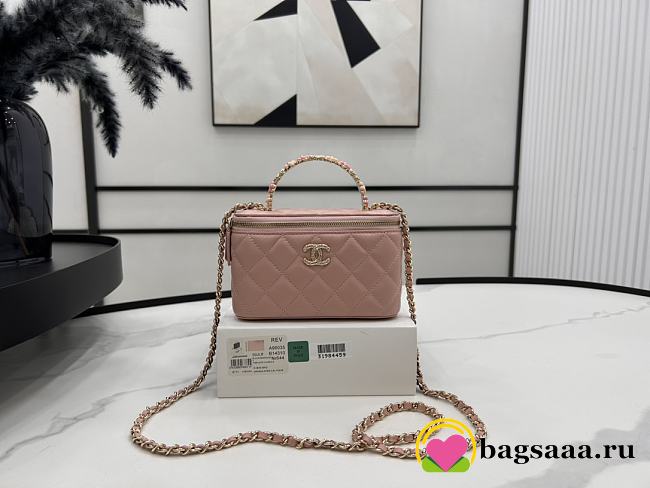 Bagsaaa Chanel Vanity Case Pink - 17cm - 1