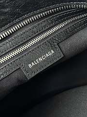 Bagsaaa Balenciaga Neo Cagole City Small Handbag In Black Arena Lambskin - 33x21x14 cm - 4