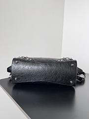 Bagsaaa Balenciaga Neo Cagole City Small Handbag In Black Arena Lambskin - 33x21x14 cm - 2