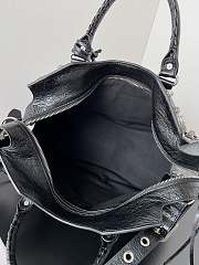 Bagsaaa Balenciaga Neo Cagole City Handbag In Black Arena Lambskin - 39*17*24cm - 2