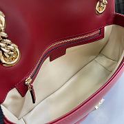 Bagsaaa Gucci Marmont Mini Bag 474575 Red - 20 x 13 x 6 cm - 3