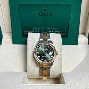 Bagsaaa Rolex Datejust 31mm Olive Green Watch - 3