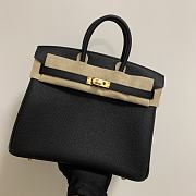 Bagsaaa Hermes Birkin Black Togo & Gold Hardware - 25cm - 6