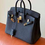 Bagsaaa Hermes Birkin Black Togo & Gold Hardware - 25cm - 4