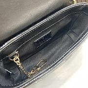 Bagsaaa Gucci GG Marmont Super Mini Bag 476433 Black - 16x10x4 ccm - 5