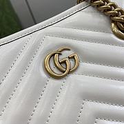 Bagsaaa Gucci GG Marmont Small Tote 779727 White - 26.5 x 18.5 x 12.5 cm - 4