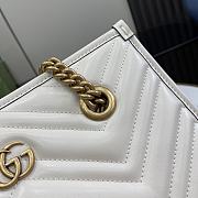 Bagsaaa Gucci GG Marmont Small Tote 779727 White - 26.5 x 18.5 x 12.5 cm - 3