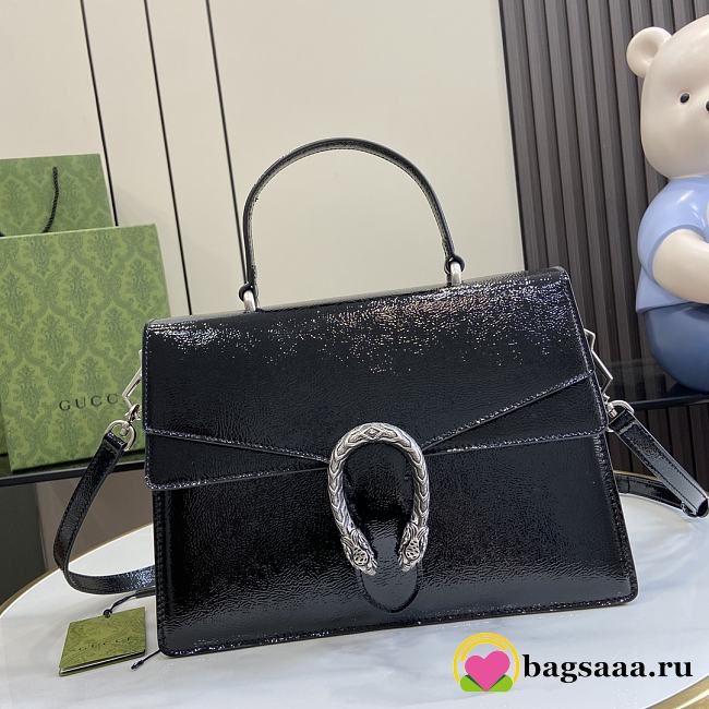 Bagsaaa Gucci Dionysus Medium Top Handle Bag 795007 Black - 29 x 20 x 10.5cm - 1