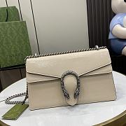 Bagsaaa Gucci Dionysus Small Shoulder Bag White Patent 795005 - 28 x 16 x 10.5cm - 1