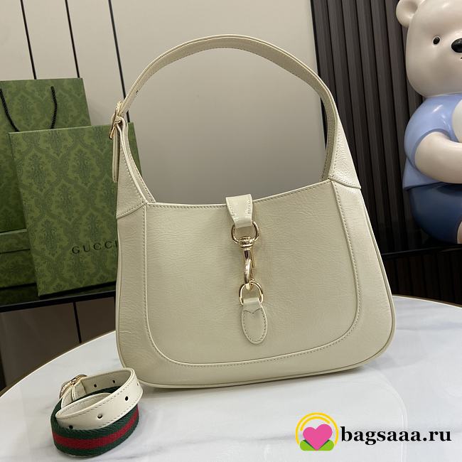 Bagsaaa Gucci Jackie Small Shoulder Bag 782849 Ivory - 27.5x19x4 cm - 1