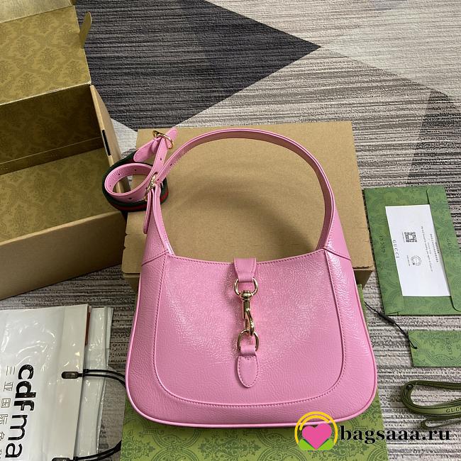 Bagsaaa Gucci Jackie Small Shoulder Bag 782849 Pink - 27.5x19x4 cm - 1