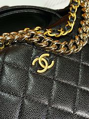 Bagsaaa Chanel Pouch Grained Calfskin Black AP3943 - 17 × 18 × 7 cm - 3