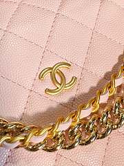 Bagsaaa Chanel Pouch Grained Calfskin Pink AP3943 - 17 × 18 × 7 cm - 2