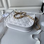 Bagsaaa Chanel Hobo Handbag White Calfskin AS4666 - 20 × 24 × 6 cm - 4