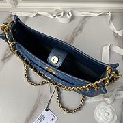 Bagsaaa Chanel Hobo Handbag Blue Denim AS4666 - 20 × 24 × 6 cm - 5