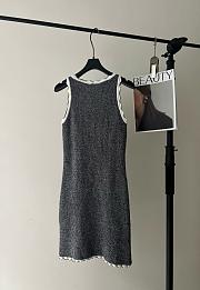 Bagsaaa Chanel Gray Dress 2024 - 3