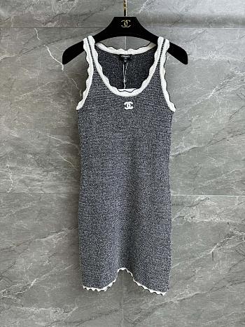 Bagsaaa Chanel Gray Dress 2024