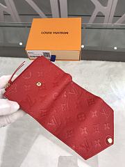 Bagsaaa Louis Vuitton Victorine Wallet M64061 Red - 12.0 x 9.5 x 1.5 cm - 5