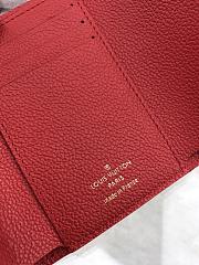 Bagsaaa Louis Vuitton Victorine Wallet M64061 Red - 12.0 x 9.5 x 1.5 cm - 4