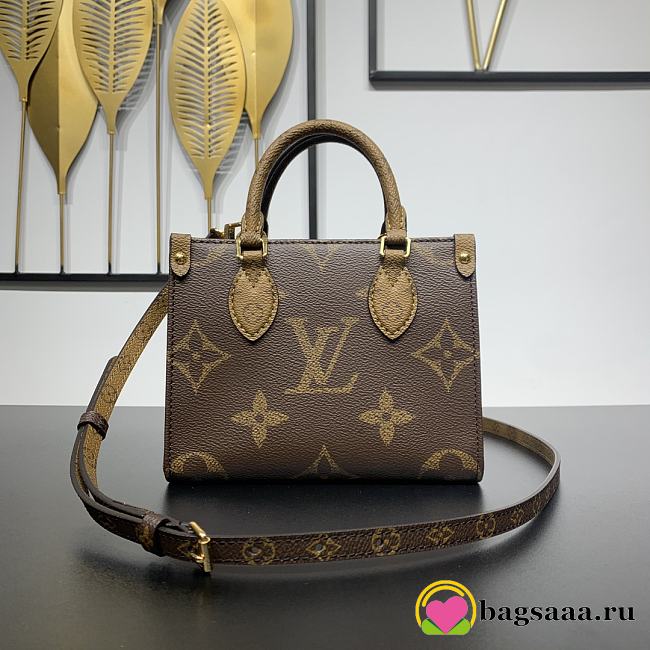 Bagsaaa Louis Vuitton M46839 OnTheGo BB Tote Bag Monogram - 18 x 15 x 8.5 cm - 1