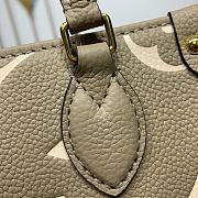 Bagsaaa Louis Vuitton M47054 OnTheGo BB Bag Grey/Cream - 18 x 15 x 8.5 cm - 3