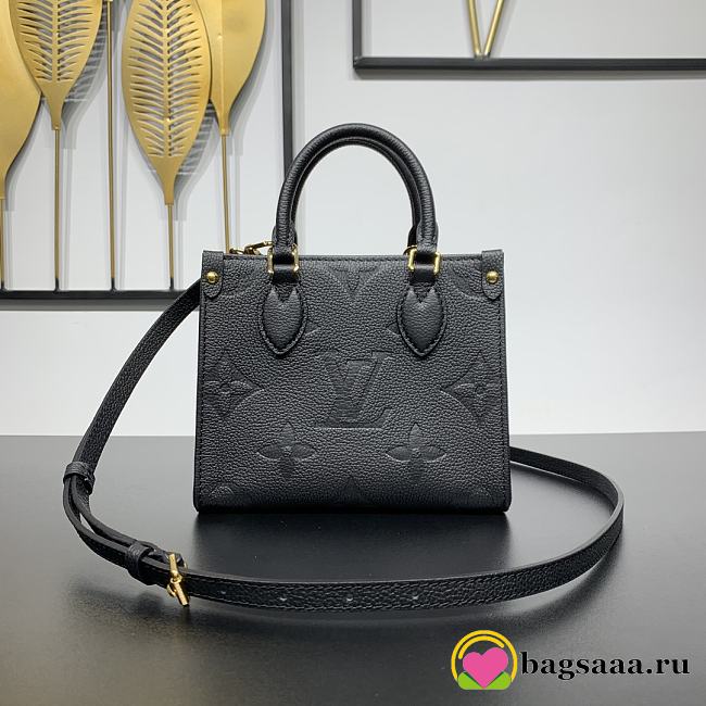 Bagsaaa Louis Vuitton M46993 OnTheGo BB Black - 18 x 15 x 8.5 cm - 1