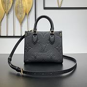 Bagsaaa Louis Vuitton M46993 OnTheGo BB Black - 18 x 15 x 8.5 cm - 1