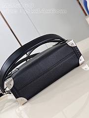 Bagsaaa Louis Vuitton M25160 Side Trunk MM Bag Black - 21 x 14 x 6 cm - 4