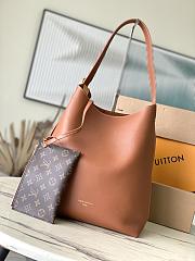 Bagsaaa Louis Vuitton M24974 Low Key Hobo MM Bag Brown - 31 x 35 x 18 cm - 1