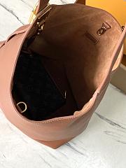 Bagsaaa Louis Vuitton M24974 Low Key Hobo MM Bag Brown - 31 x 35 x 18 cm - 5