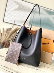 Bagsaaa Louis Vuitton M24856 Low Key Hobo MM Bag Black - 31 x 35 x 18 cm - 1