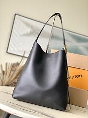 Bagsaaa Louis Vuitton M24856 Low Key Hobo MM Bag Black - 31 x 35 x 18 cm - 5