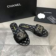 Bagsaaa Chanel Quilted Black Slides - 4