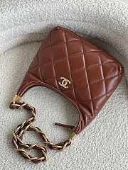 Bagsaaa Chanel Small Hobo Bag AS4922 Brown - 22.5 × 19.5 × 8.5 cm - 5