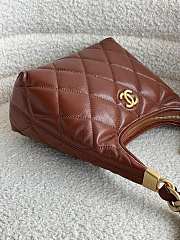 Bagsaaa Chanel Small Hobo Bag AS4922 Brown - 22.5 × 19.5 × 8.5 cm - 4