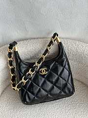 Bagsaaa Chanel Small Hobo Bag AS4922 Black - 22.5 × 19.5 × 8.5 cm - 1