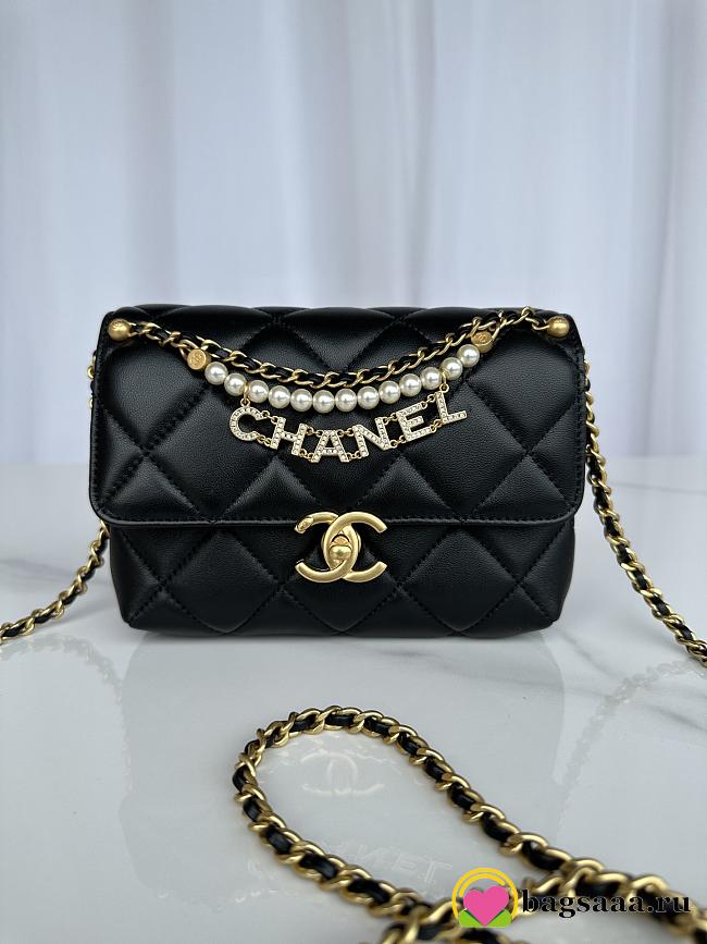 Bagsaaa Chanel Mini Flap Bag AS4986 Black - 13 × 20 × 7,5 cm - 1