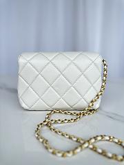 Bagsaaa Chanel Mini Flap Bag AS4986 White - 13 × 20 × 7,5 cm - 3