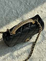 Bagsaaa Chanel Mini Flap Bag With Top Handle AS4847 Black - 12 × 19 × 6 cm - 5