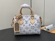 Bagsaaa Louis Vuitton M24709 Speedy Bandoulière 20 Multicolor Beige - 20.5 x 13.5 x 12 cm - 1