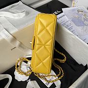 Bagsaaa Chanel Small Flap Bag AS4861 Yellow - 13 × 20.5 × 6.5 cm - 5